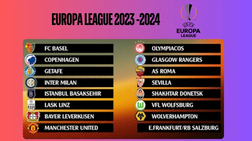 Danh sách CLB EUROPA League 2024